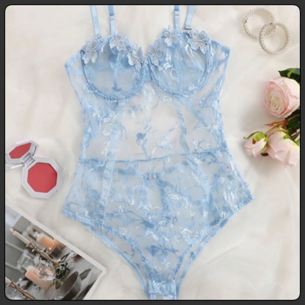 Baby Blue Lingerie